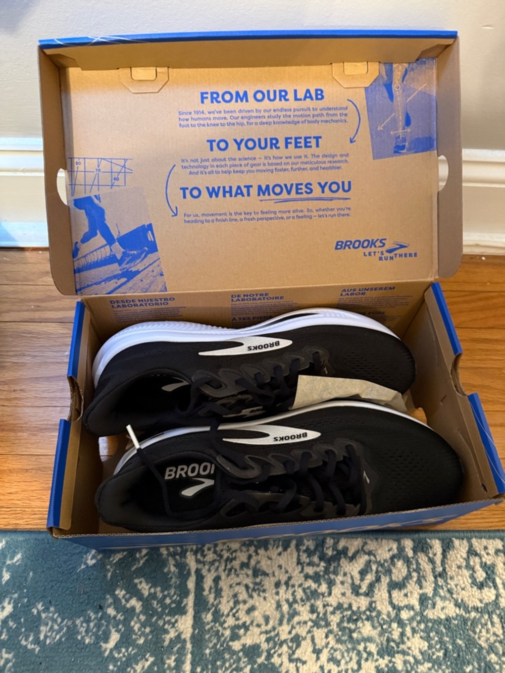 Brooks Black and White Women's Running Sneakers